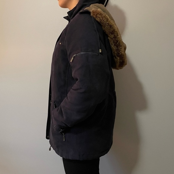 🧥 London Fog Women’s Winter Coat - Dark Navy Blue, Size Medium 🧥 - Picture 4 of 16